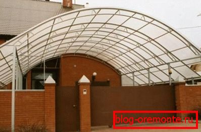Арачная канструкцыя з профнасціл