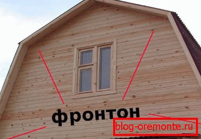 Франтон мансардным даху