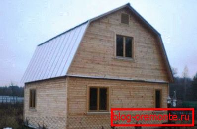 Дачны домік з бруса