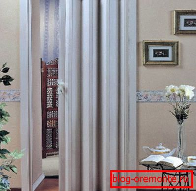 Дзверы garmoška пластык