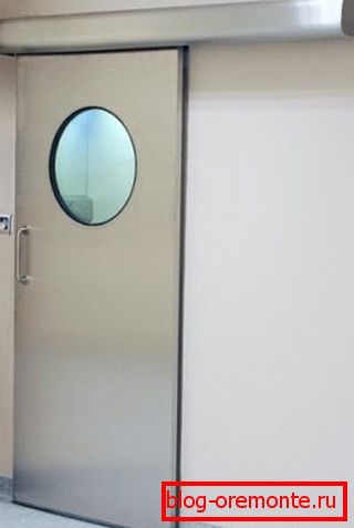 Дзверы ссоўныя сталёвыя