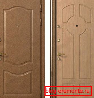 Існуе маса варыянтаў вонкавага аздаблення сталёвых дзвярэй дзверы стальныя як абраць