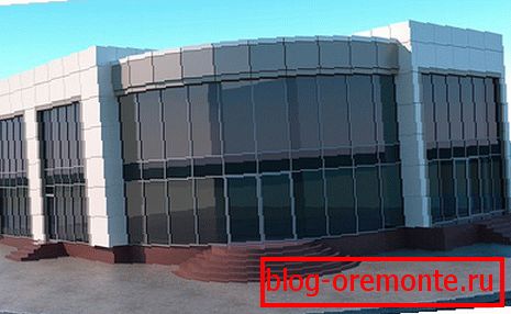 Фасад з алюкобонд