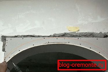формы арак з гіпсокартона