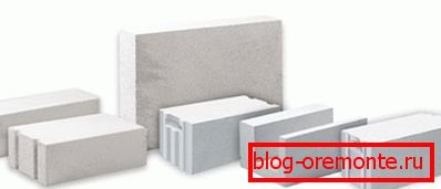 Формы тарцоў газабетону