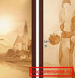 Фотадрук на міжпакаёвых дзвярах Фотадрук на міжпакаёвых дзвярах