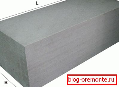 Газабетон блок мае дакладную геаметрыю