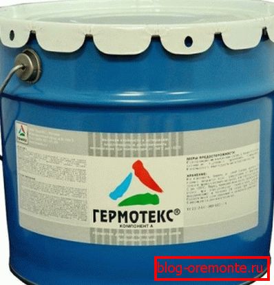 Герметык для дэфармацыйных швоў у бетонных полахГермотекс