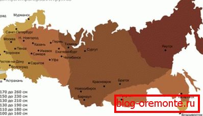 Глыбіня прамярзання грунта ў рэгіёнах РФ. Глыбіня прамярзання грунта ў рэгіёнах РФ.