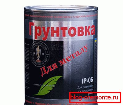Грунтоўка па метале Грунтоўка па метале