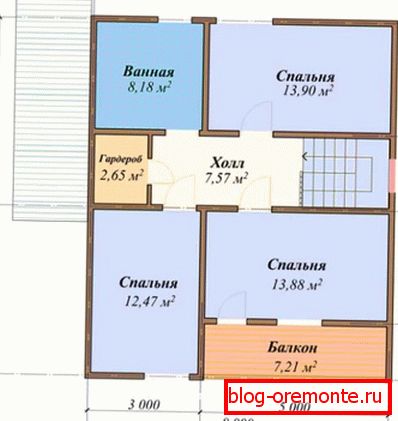 І нават мансардовое прастору размяркоўваецца. І нават мансардовое прастору размяркоўваецца.