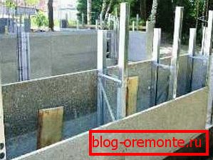 З чаго робіцца няздымная апалубка для пенабетону