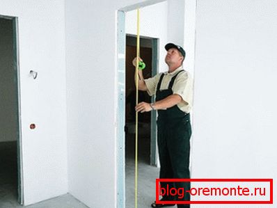 Вымярэнне вышыні праёму