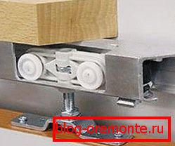 як усталяваць самому рассоўную дзверы
