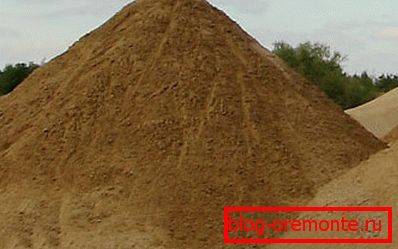 Кар'ерны пясок для стварэння бетонных вырабаў Кар'ерны пясок для стварэння бетонных вырабаў