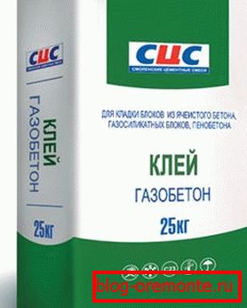 Клей для газобетонных блокаў. Клей для газобетонных блокаў.