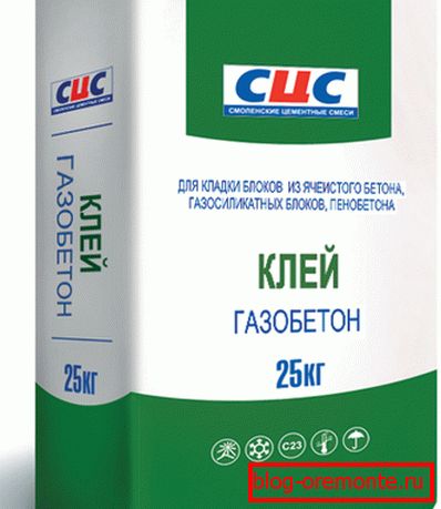 Клей для газабетону Клей для газабетону