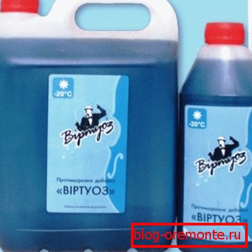 Morozostoykaya трансплантанта ў бетоне Virtuoso (-20 ° С)