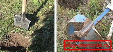 Можна капаць лапатай, а можна зрабіць паглыбленні з дапамогай ямобура Можна капаць лапатай, а можна зрабіць паглыбленні з дапамогай ямобура