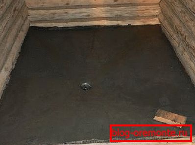 На фота прыклад падлогі з ухілам у бок зліву На фота прыклад падлогі з ухілам у бок зліву