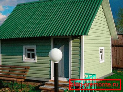 Лазня з шлакаблокаў сваімі рукамі