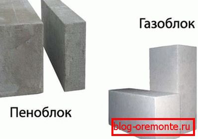 Пеноблок і газаблокі