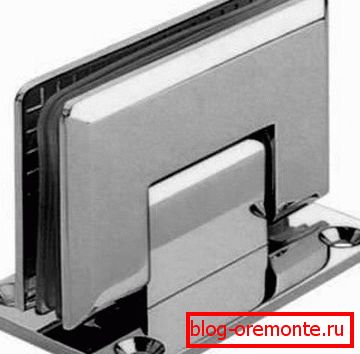 Пятля для мацавання шкляной дзверы да сцяны