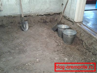 Падрыхтоўка падлогі да заліванні бетонам