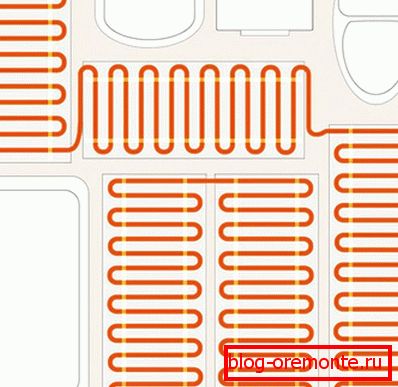Праект электрычнага цёплай падлогі