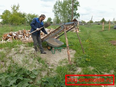 Прасейванне дазваляе выдаліць асноўныя забруджвання з пяску