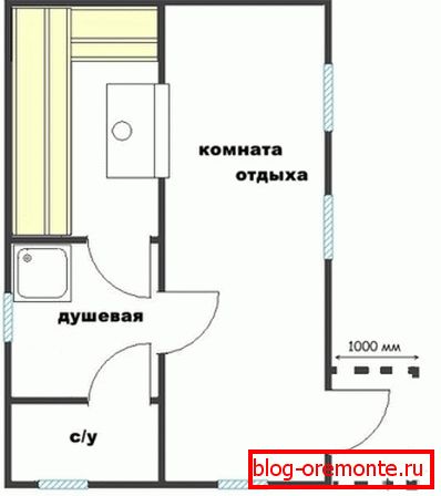 Распланировка ўнутранай прасторы Распланировка ўнутранай прасторы