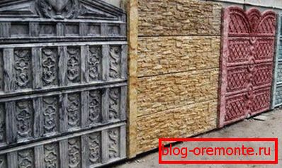 Розныя дызайнерскія увасаблення бетонных секцый для платоў Розныя дызайнерскія увасаблення бетонных секцый для платоў