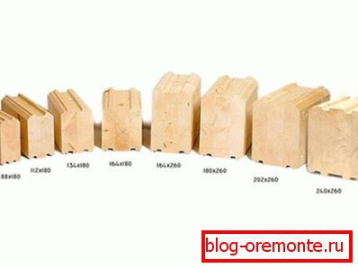 Розны прафіляваны брус нестандартных памераў. Розны прафіляваны брус нестандартных памераў.