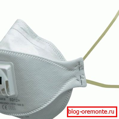 Рэспіратар для будаўнічых работ Рэспіратар для будаўнічых работ