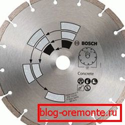 Сегменты выдатна рэжуць бетон, але дрэнна спраўляюцца з арматурай Сегменты выдатна рэжуць бетон, але дрэнна спраўляюцца з арматурай