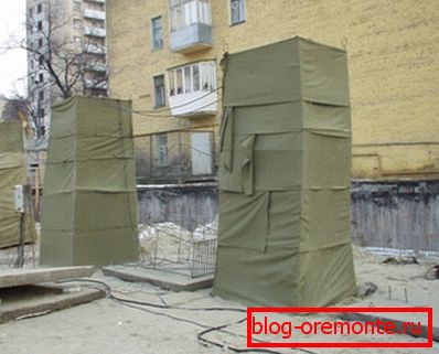 Збудаванне хованак - папулярны спосаб барацьбы з марозам. Збудаванне хованак - папулярны спосаб барацьбы з марозам.