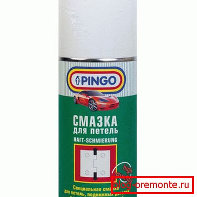 Склад для змазкі завес і замкаў Склад для змазкі завес і замкаў