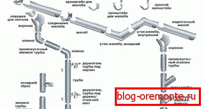 Складнікі вадасцёкавай сістэмы