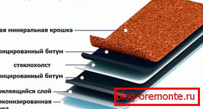 Будова бітумнай чарапіцы