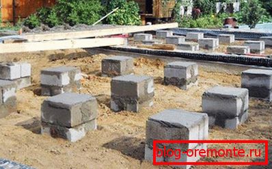 Палевы падмурак для каркаса з газабетону Палевы падмурак для каркаса з газабетону
