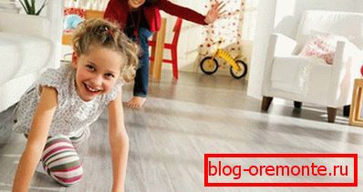 Там, дзе жывуць дзеці, лепш абраць светлае пакрыццё