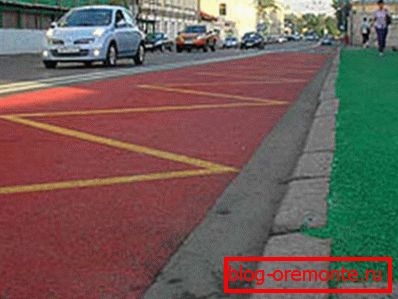Каляровы асфальт сустракаецца рэдка ў асноўным з-за высокага кошту Каляровы асфальт сустракаецца рэдка ў асноўным з-за высокага кошту