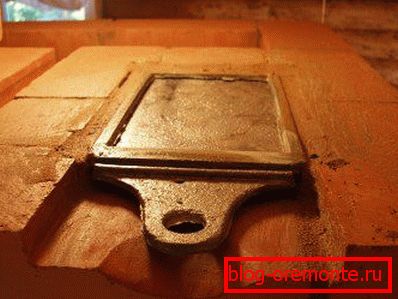 Устаноўленая шиберная засланка