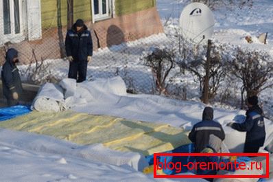 Уцяпленне і прагрэў бетоннай сумесі