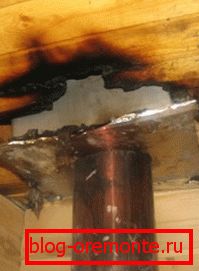 Вось так можа выглядаць ваш столь ў лазні, калі комін не будзе акультураны Вось так можа выглядаць ваш столь ў лазні, калі комін не будзе акультураны