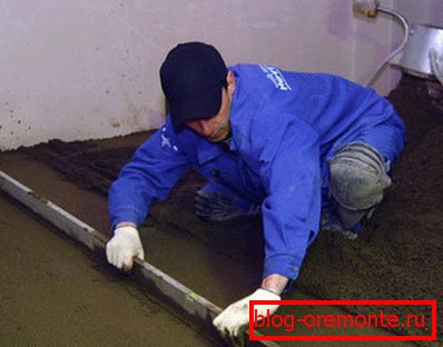 Вось так ўладкоўваецца бетонны падлогу ў лазню сваімі рукамі Вось так ўладкоўваецца бетонны падлогу ў лазню сваімі рукамі