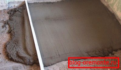 Выраўноўванне цэментавага пласта Выраўноўванне цэментавага пласта