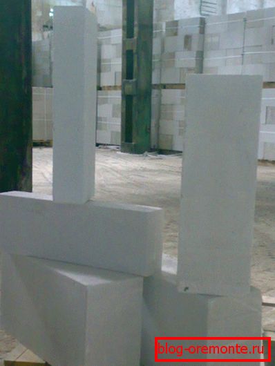 Ячэісты бетон автоклавного цвярдзення ў выглядзе будаўнічых блокаў