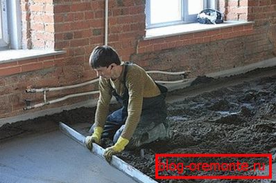 Заліванне падлогі бетонам ў прыватным доме - справа адказная, але выканальна Заліванне падлогі бетонам ў прыватным доме - справа адказная, але выканальна